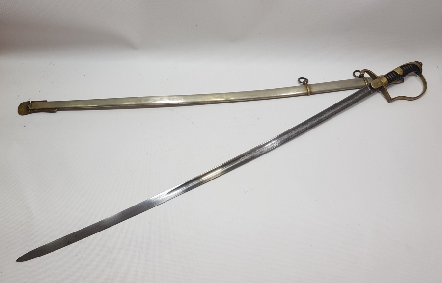 OSMANLI DÖNEMİ RUM PAŞAYA AİT ÖZEL YAPIM YUNANCA YAZILI ÇOK NADİR MERASİM KILICI