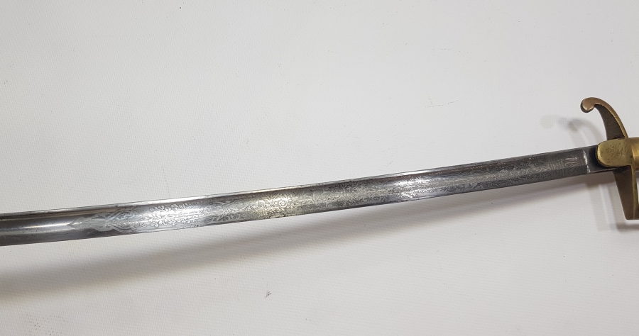 OSMANLI DÖNEMİ RUM PAŞAYA AİT ÖZEL YAPIM YUNANCA YAZILI ÇOK NADİR MERASİM KILICI