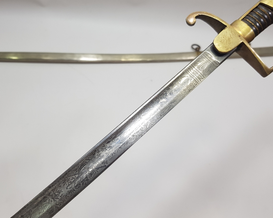 OSMANLI DÖNEMİ RUM PAŞAYA AİT ÖZEL YAPIM YUNANCA YAZILI ÇOK NADİR MERASİM KILICI