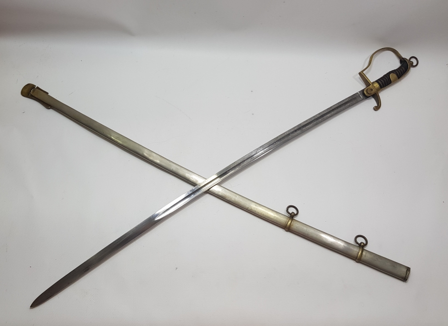 OSMANLI DÖNEMİ RUM PAŞAYA AİT ÖZEL YAPIM YUNANCA YAZILI ÇOK NADİR MERASİM KILICI