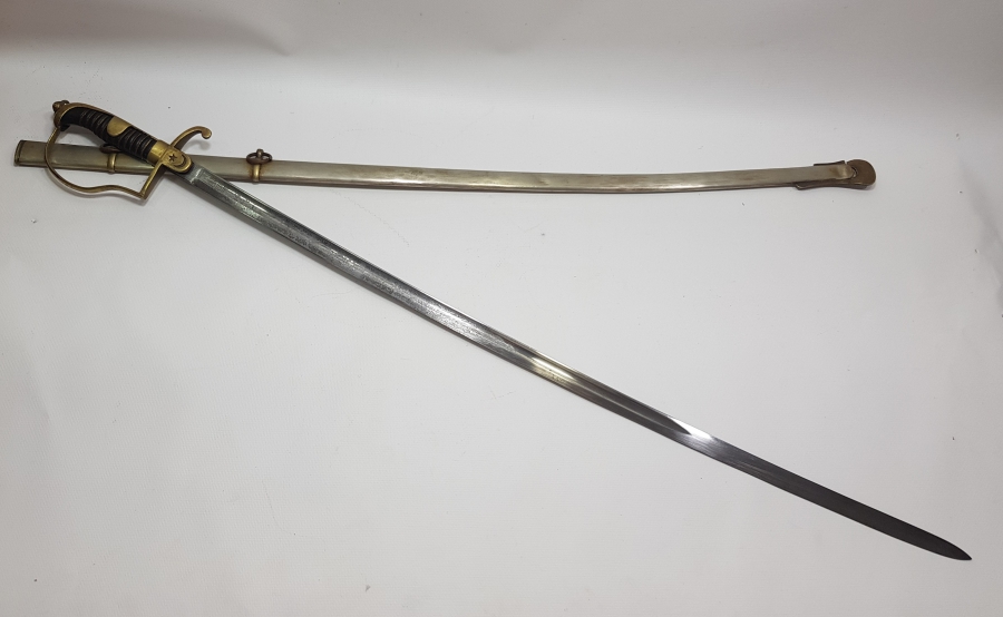 OSMANLI DÖNEMİ RUM PAŞAYA AİT ÖZEL YAPIM YUNANCA YAZILI ÇOK NADİR MERASİM KILICI