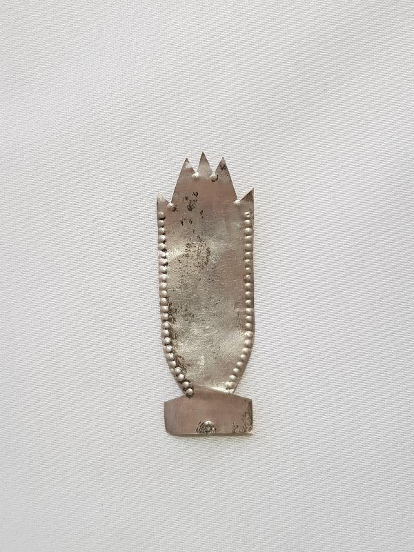 OSMANLI DÖNEMİ RUM İŞİ GÜMÜŞ EL FORMLU ADAKLIK