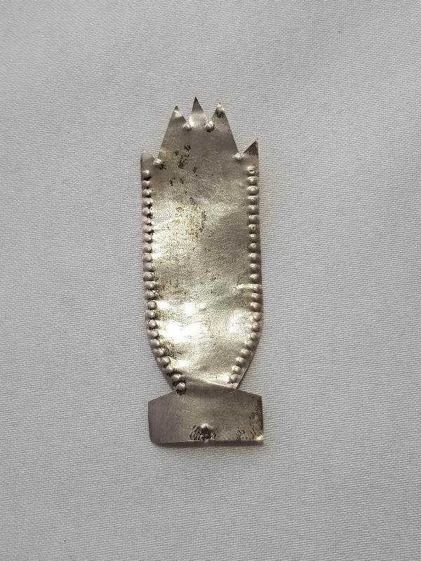 OSMANLI DÖNEMİ RUM İŞİ GÜMÜŞ EL FORMLU ADAKLIK