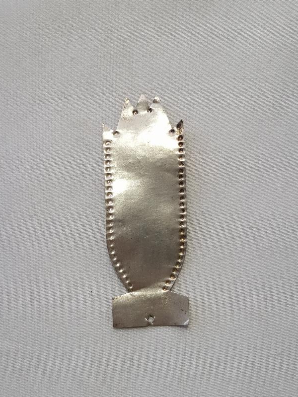 OSMANLI DÖNEMİ RUM İŞİ GÜMÜŞ EL FORMLU ADAKLIK