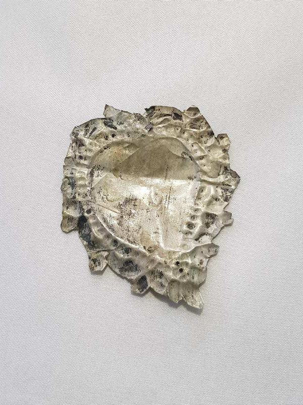 OSMANLI DÖNEMİ RUM İŞİ KALP FORMLU ADAKLIK