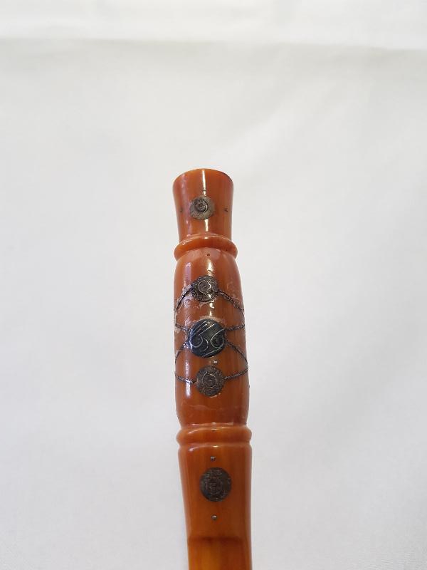 OSMANLI DÖNEMİ GÜMÜŞ ÇAKMA İŞÇİLİKLİ KATALİN AĞIZLIK