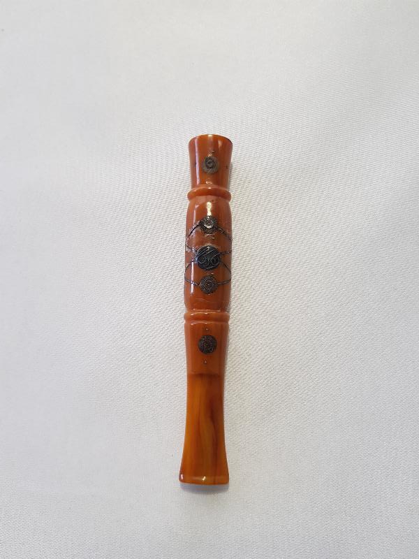 OSMANLI DÖNEMİ GÜMÜŞ ÇAKMA İŞÇİLİKLİ KATALİN AĞIZLIK