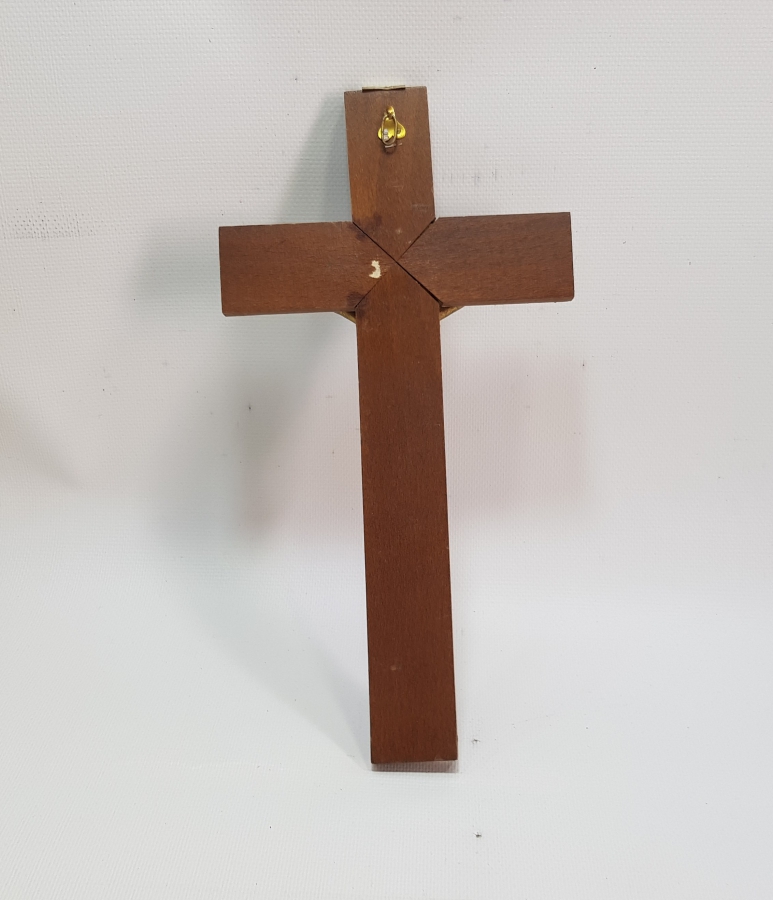 ANTİKA HIRİSTİYAN İŞİ ÇARMIHA GERİLMİŞ HAZRETİ İSA HAYKELİ