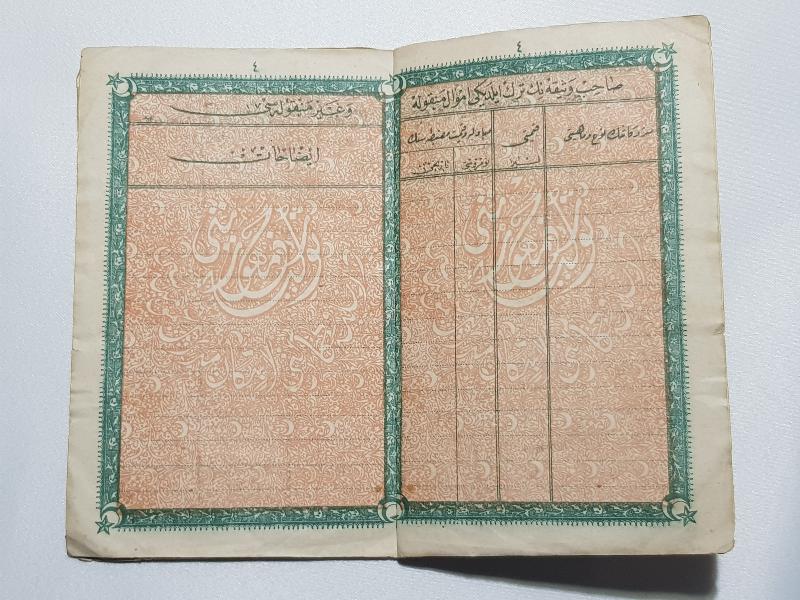 CUMHURİYET İLK DÖNEM OSMANLICA MÜBADELE CÜZDANI