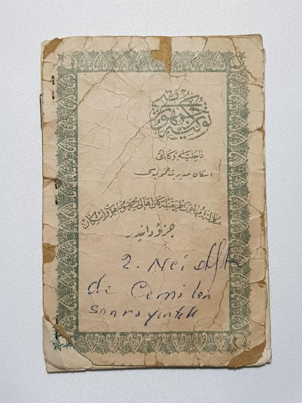 CUMHURİYET İLK DÖNEM OSMANLICA MÜBADELE CÜZDANI