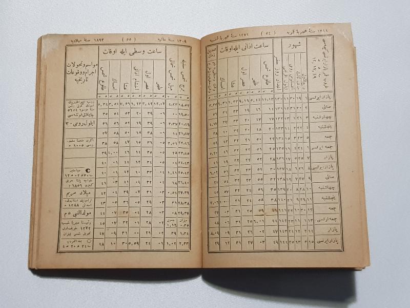 OSMANLI DÖNEMİ CEP TAKVİMİ