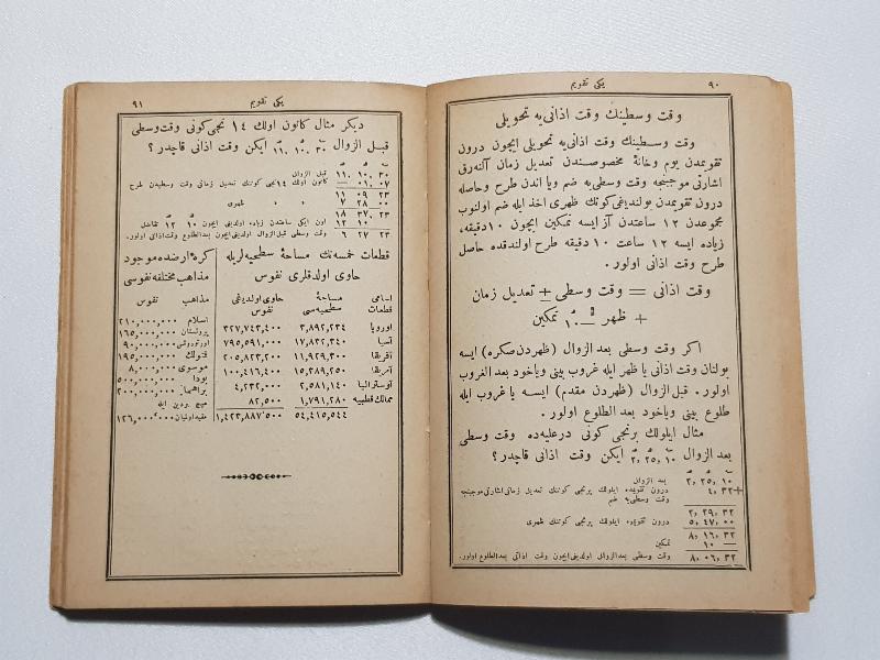 OSMANLI DÖNEMİ CEP TAKVİMİ