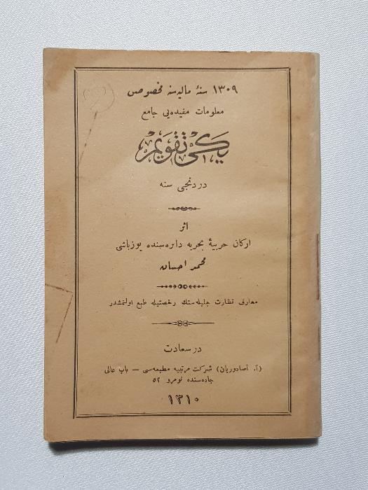 OSMANLI DÖNEMİ CEP TAKVİMİ