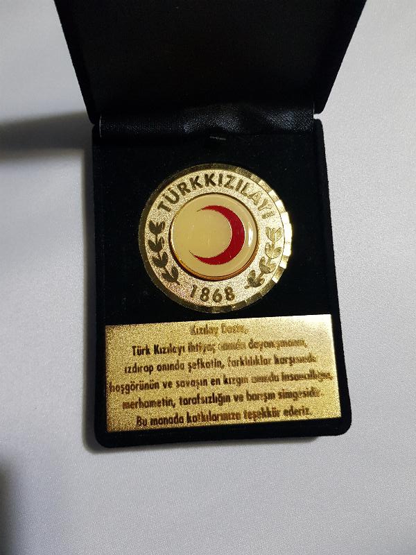 TÜRK KIZILAYI BAĞIŞÇI PLAKETİ
