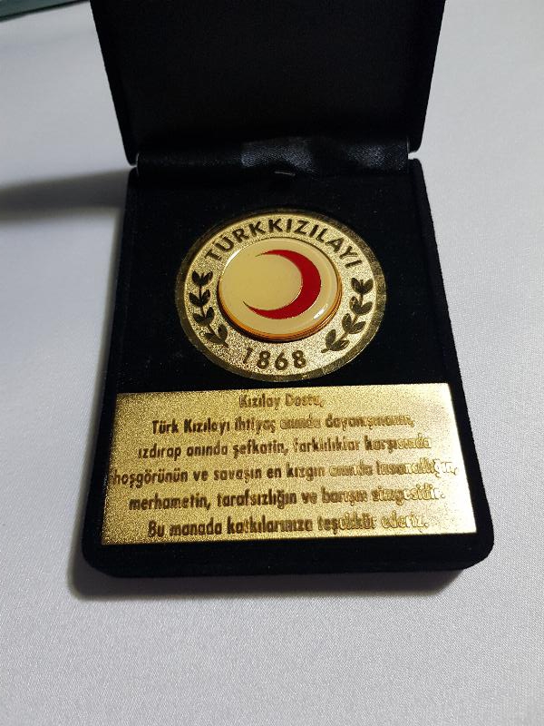 TÜRK KIZILAYI BAĞIŞÇI PLAKETİ