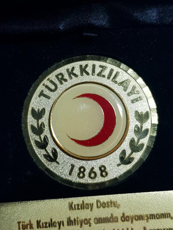 TÜRK KIZILAYI BAĞIŞÇI PLAKETİ