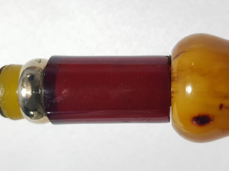 OSMANLI DÖNEMİ KATALİN VE KEHRİBAR NARGİLE MARPUÇU