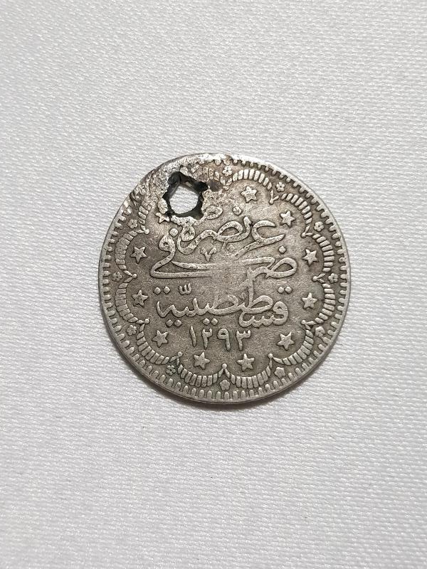 SULTAN ABDÜLHAMİD HAN DÖNEMİ GÜMÜŞ 5 KURUŞ MECİDİYE