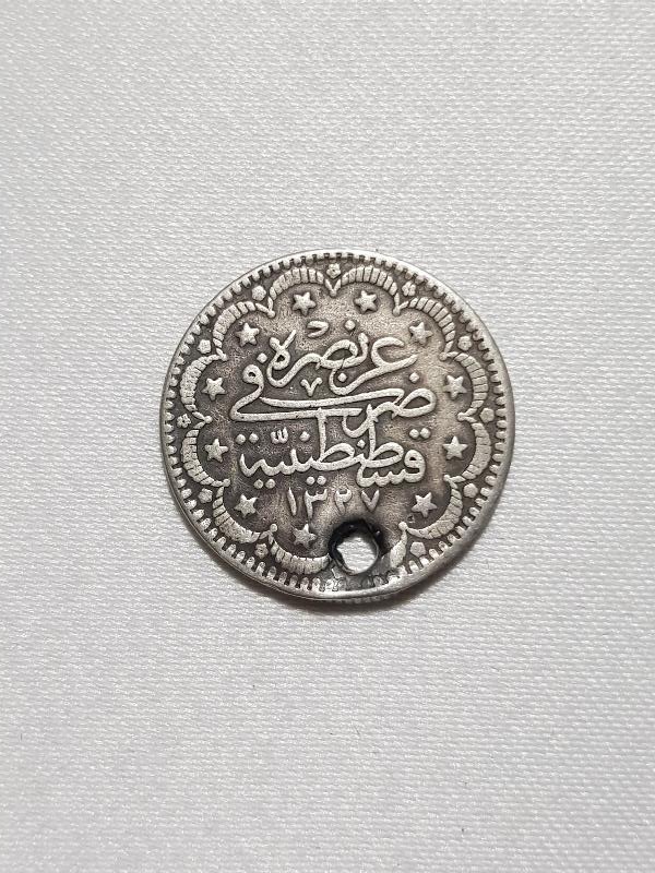 SULTAN MEHMET REŞAD HAN DÖNEMİ GÜMÜŞ 5 KURUŞ MECİDİYE