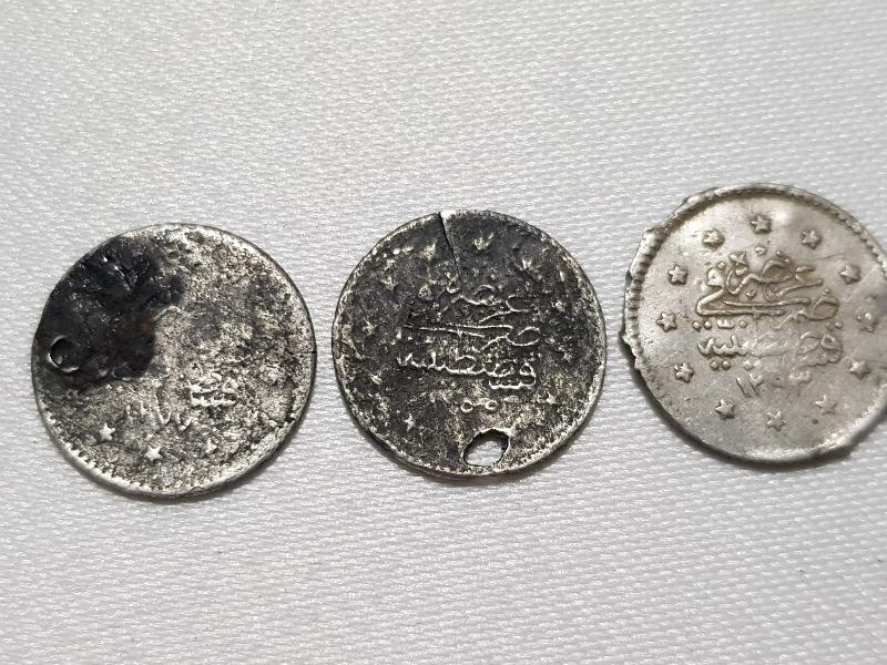 OSMANLI DÖNEMİ 3 ADET NADİR 1 KURUŞ