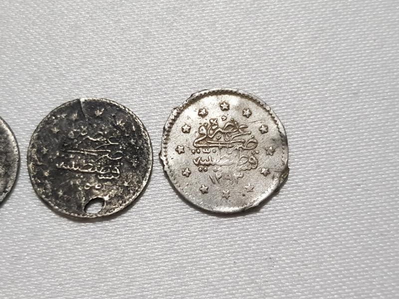 OSMANLI DÖNEMİ 3 ADET NADİR 1 KURUŞ