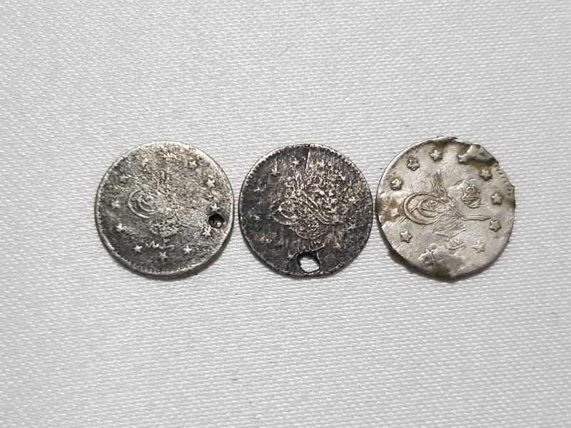 OSMANLI DÖNEMİ 3 ADET NADİR 1 KURUŞ