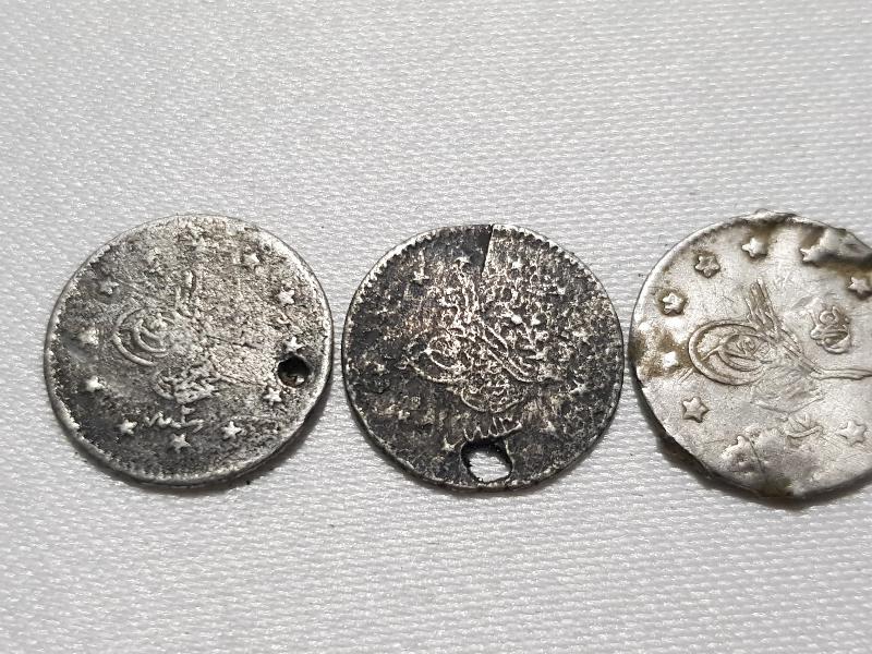 OSMANLI DÖNEMİ 3 ADET NADİR 1 KURUŞ