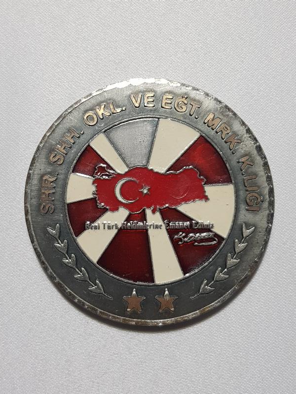 SHR. SHH. OKL. VE EĞT. MRK. K.LIĞI NADİR MADALYA