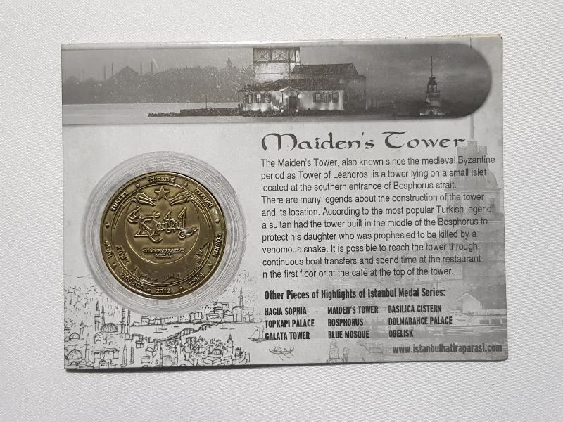 KIZ KULESİ HATIRA MADALYA