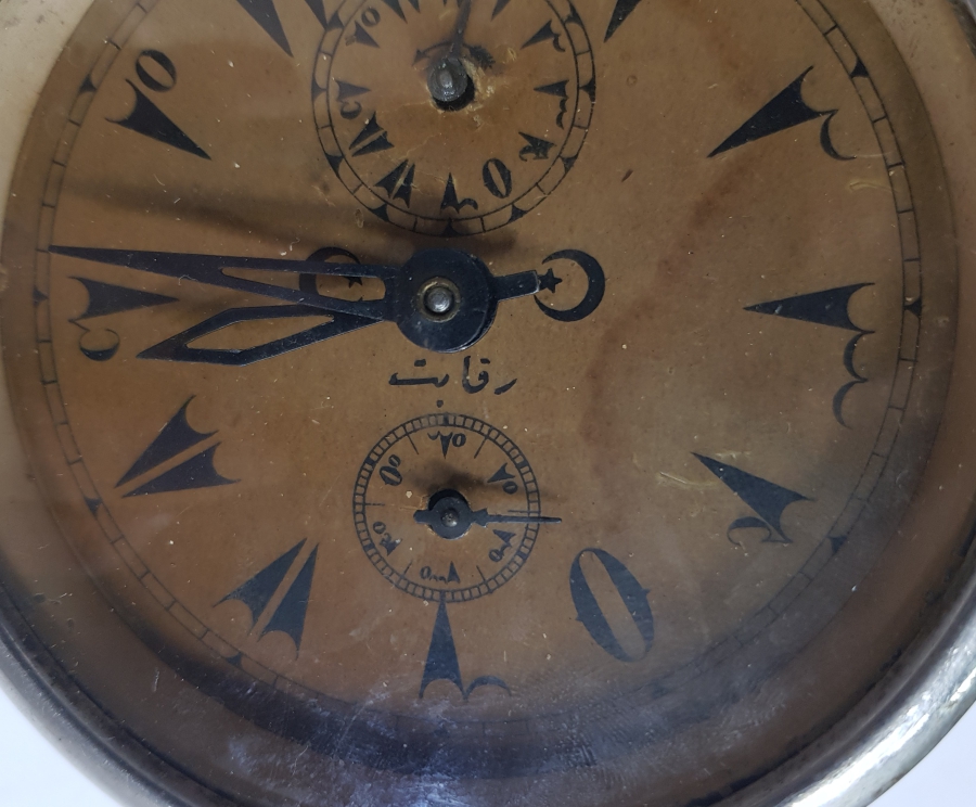 OSMANLI DÖNEMİ AY YILDIZLI MASA SAATİ