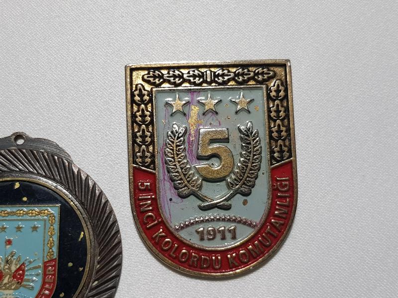 5 ADET ASKERİ BRÖVE VE MADALYA