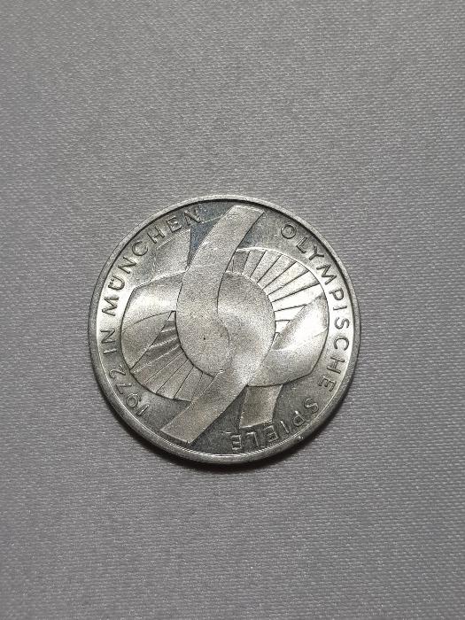 1972 MÜNİH OLİMPİYATLARI HATIRA PARA GÜMÜŞ 10 MARK