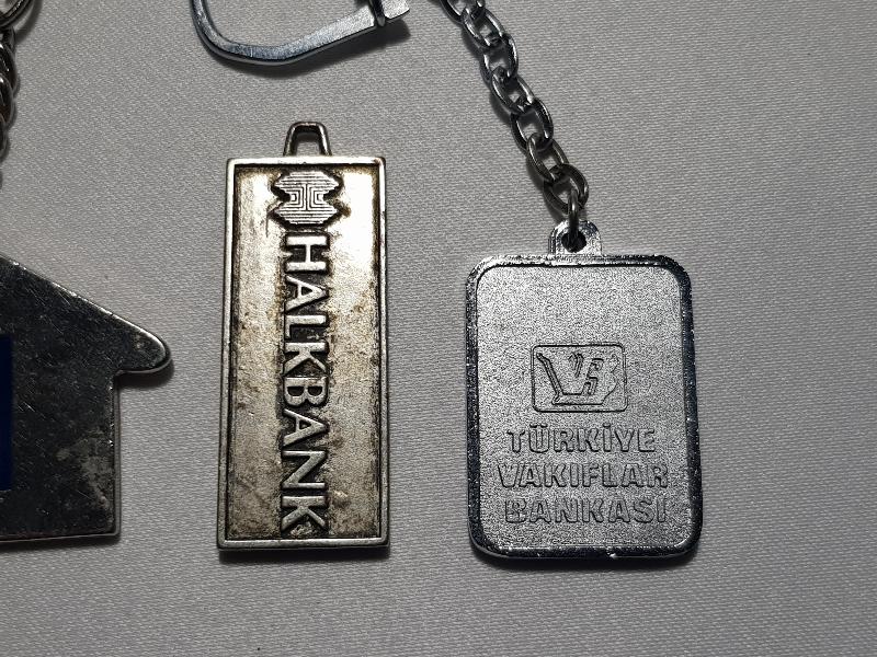 3 ADET BANKA ANAHTARLIĞI