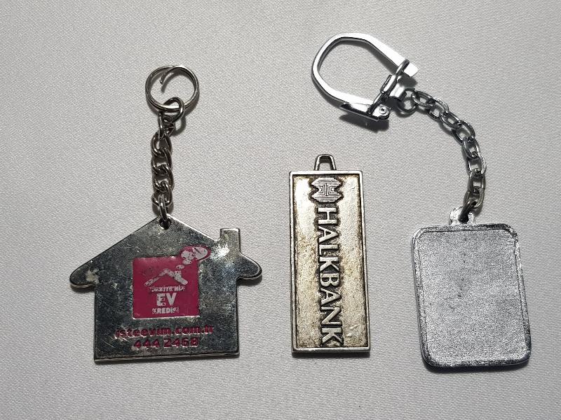 3 ADET BANKA ANAHTARLIĞI