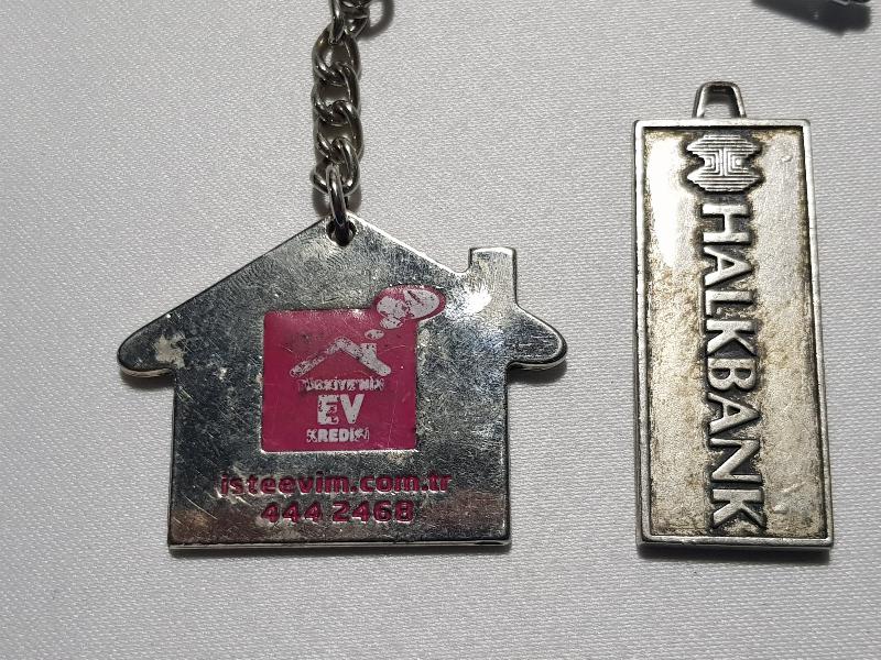 3 ADET BANKA ANAHTARLIĞI