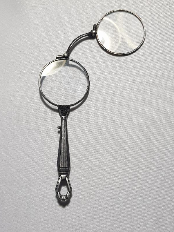 OSMANLI DÖNEMİ GÜMÜŞ OKUMA GÖZLÜĞÜ - OPERA GÖZLÜĞÜ