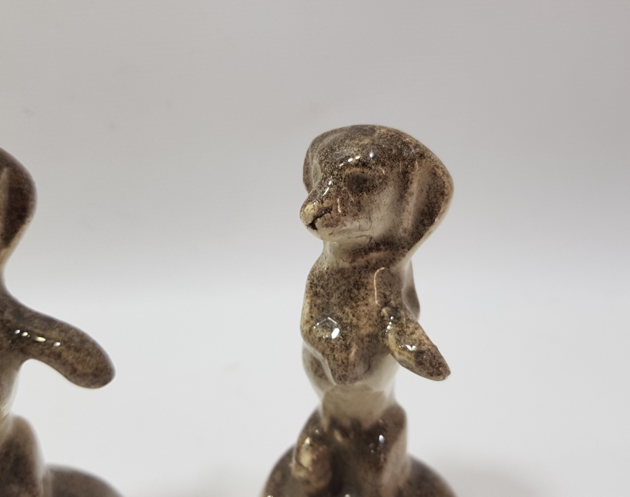 BİR ÇİFT ANTİKA KÜTAHYA KÖPEK BİBLOSU