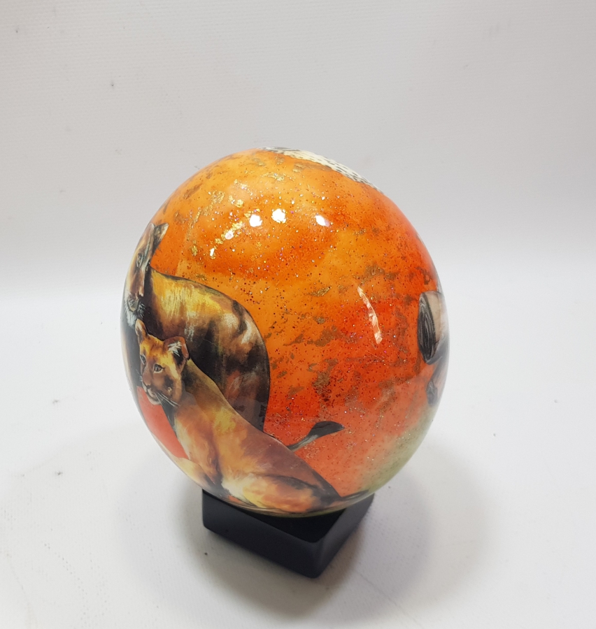 EL BOYAMA DEVE KUŞU YUMURTASI