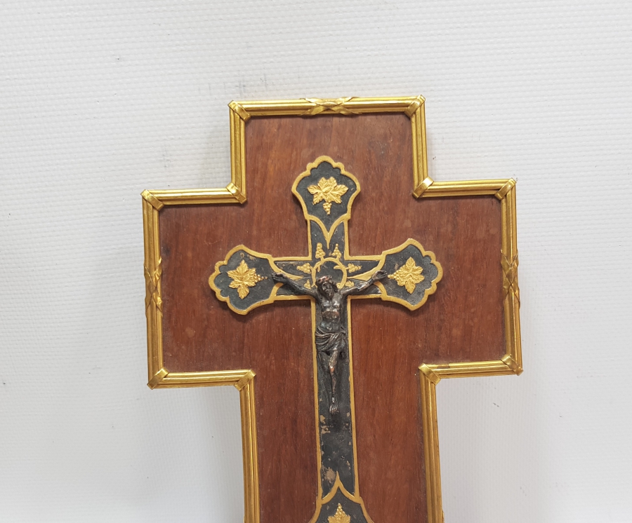 OSMANLI DÖNEMİ RUM İŞİ ÇARMIHA GERİLMİŞ HAZRETİ İSA HAÇ