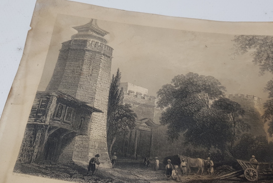 OSMANLI DÖNEMİ YEDİKULE SURLARI GRAVÜRÜ