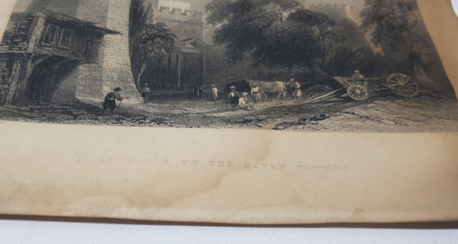 OSMANLI DÖNEMİ YEDİKULE SURLARI GRAVÜRÜ