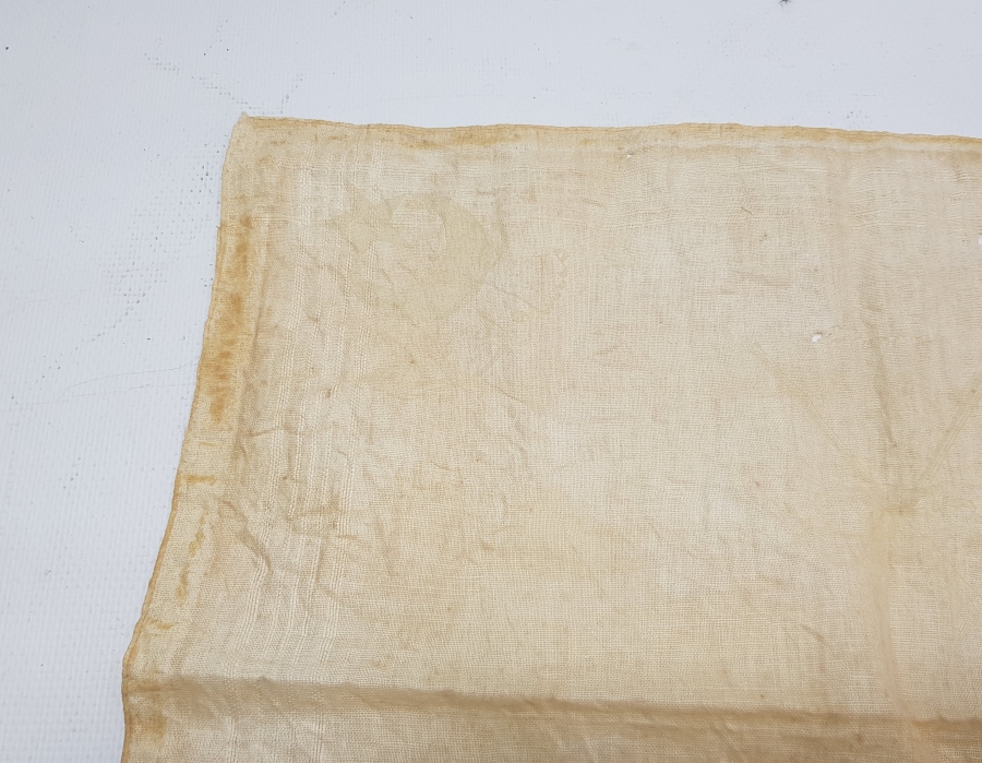 2. MEŞRUTİYET HATIRASI OSMANLICA YAZILI MENDİL