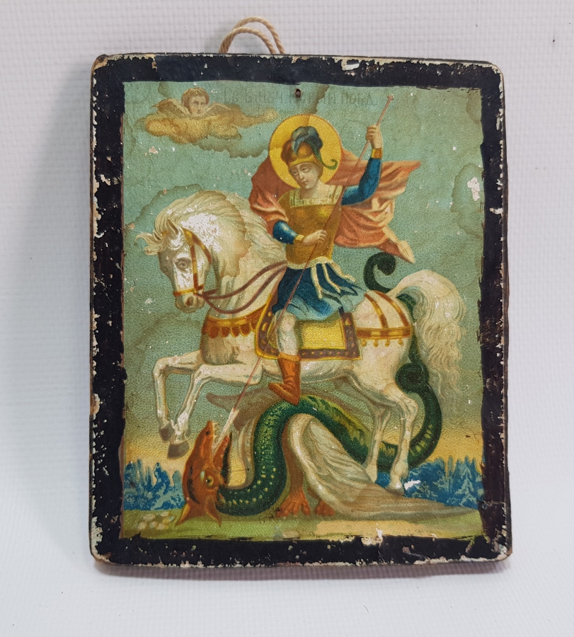 OSMANLI DÖNEMİ EL BOYAMA HRİSTİYAN İKONA