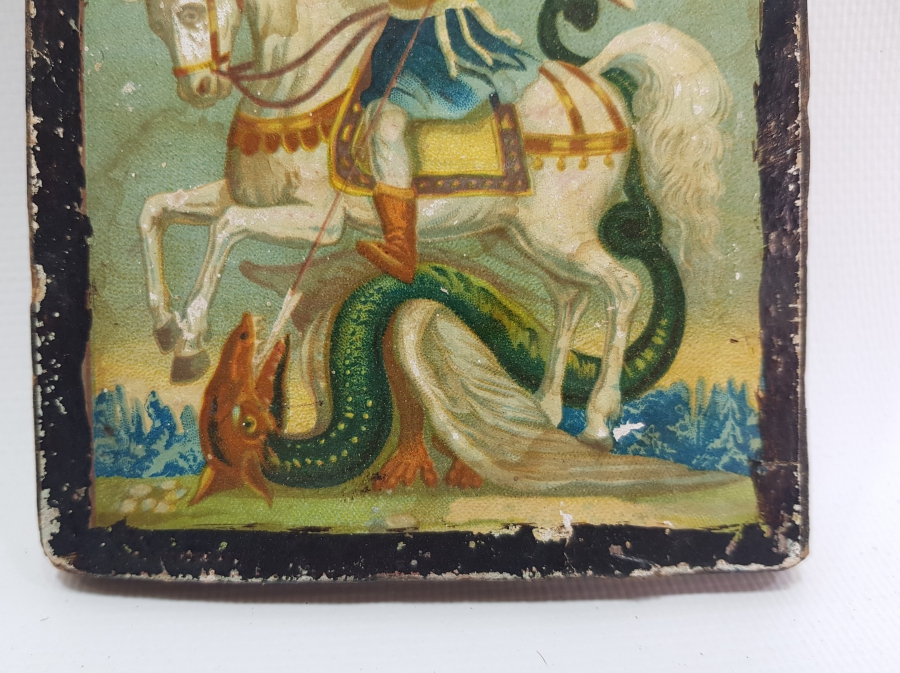 OSMANLI DÖNEMİ EL BOYAMA HRİSTİYAN İKONA