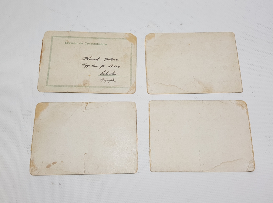 OSMANLI DÖNEMİ 4 ADET İSTANBUL KARTPOSTALI