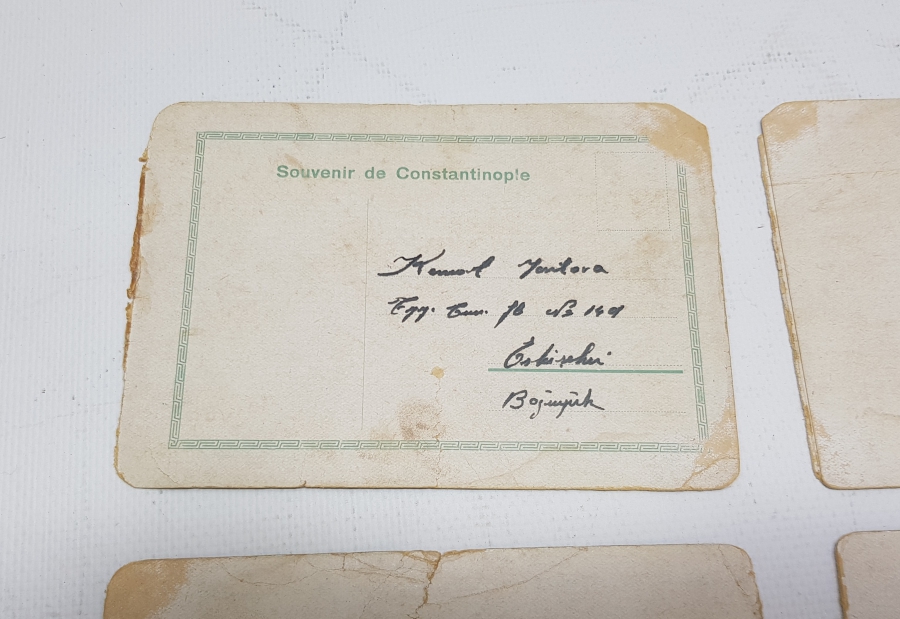 OSMANLI DÖNEMİ 4 ADET İSTANBUL KARTPOSTALI