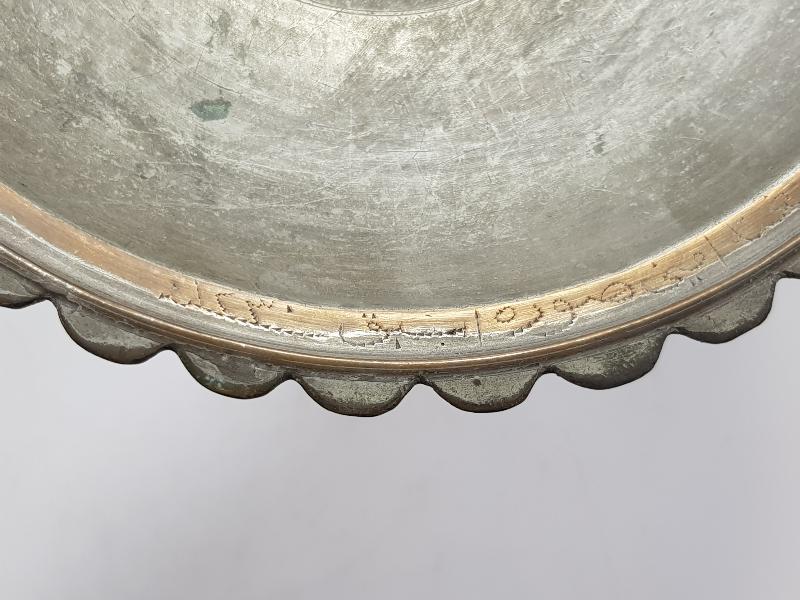 OSMANLI DÖNEMİ SURRE ALAYI EMİNİNE AİT BAKIR TABAK