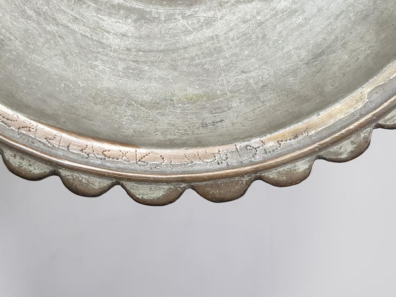 OSMANLI DÖNEMİ SURRE ALAYI EMİNİNE AİT BAKIR TABAK