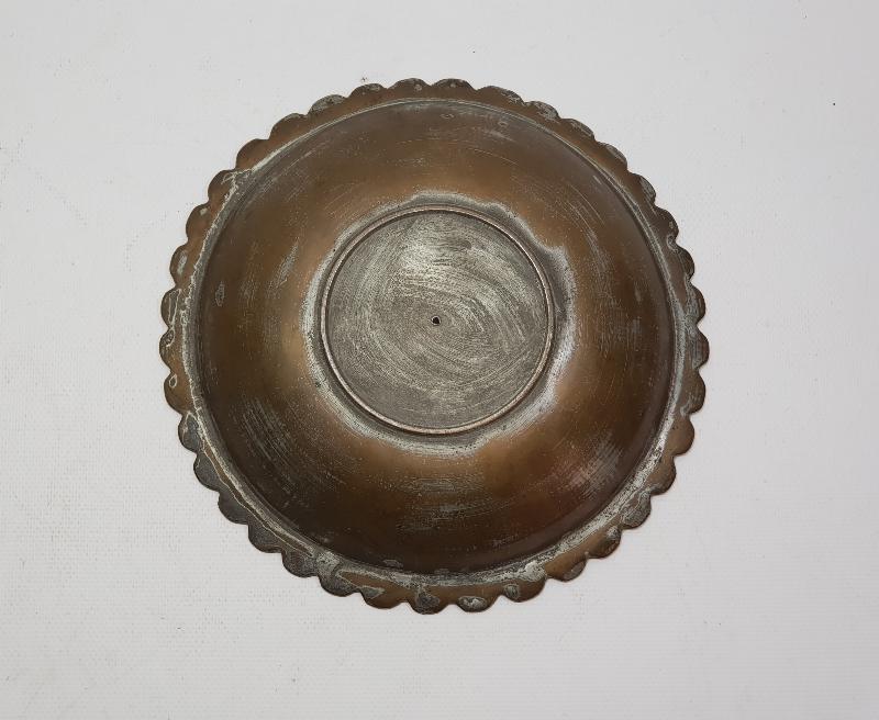 OSMANLI DÖNEMİ SURRE ALAYI EMİNİNE AİT BAKIR TABAK