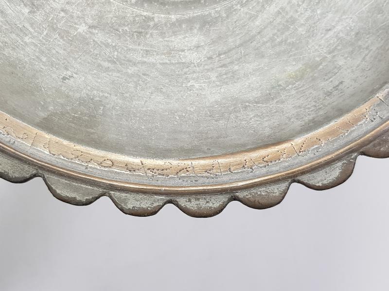 OSMANLI DÖNEMİ SURRE ALAYI EMİNİNE AİT BAKIR TABAK